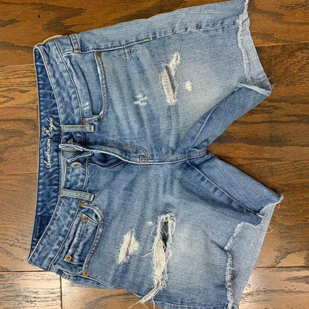American eagle boyfriend denim shorts